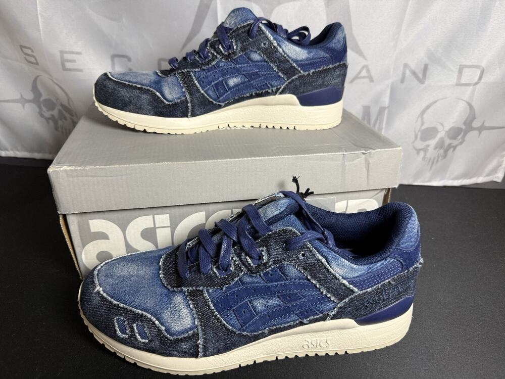 Asics Gel Lyte 3 Japanese Denim Blue Wash Men’s Size 8 NWB